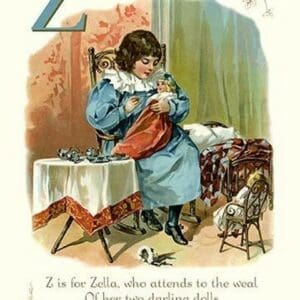 Z is for Zella - Art Print