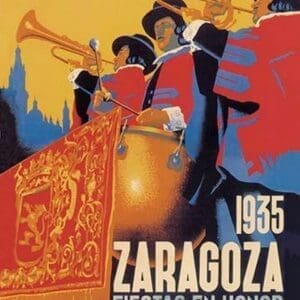 Zaragoza by Evillermo - Art Print