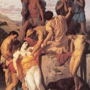 Zenobia Found by Shepherds on the Banks of the Araxes by William Bouguereau - Art Print