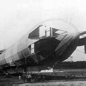 Zeppelin airship for passengers - Art Print