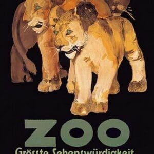 Zoo Grosste Sehenswurdigkeit - Art Print